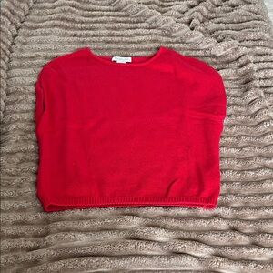 Rachel Zoe Vibrant Red Crew Neck Sweater